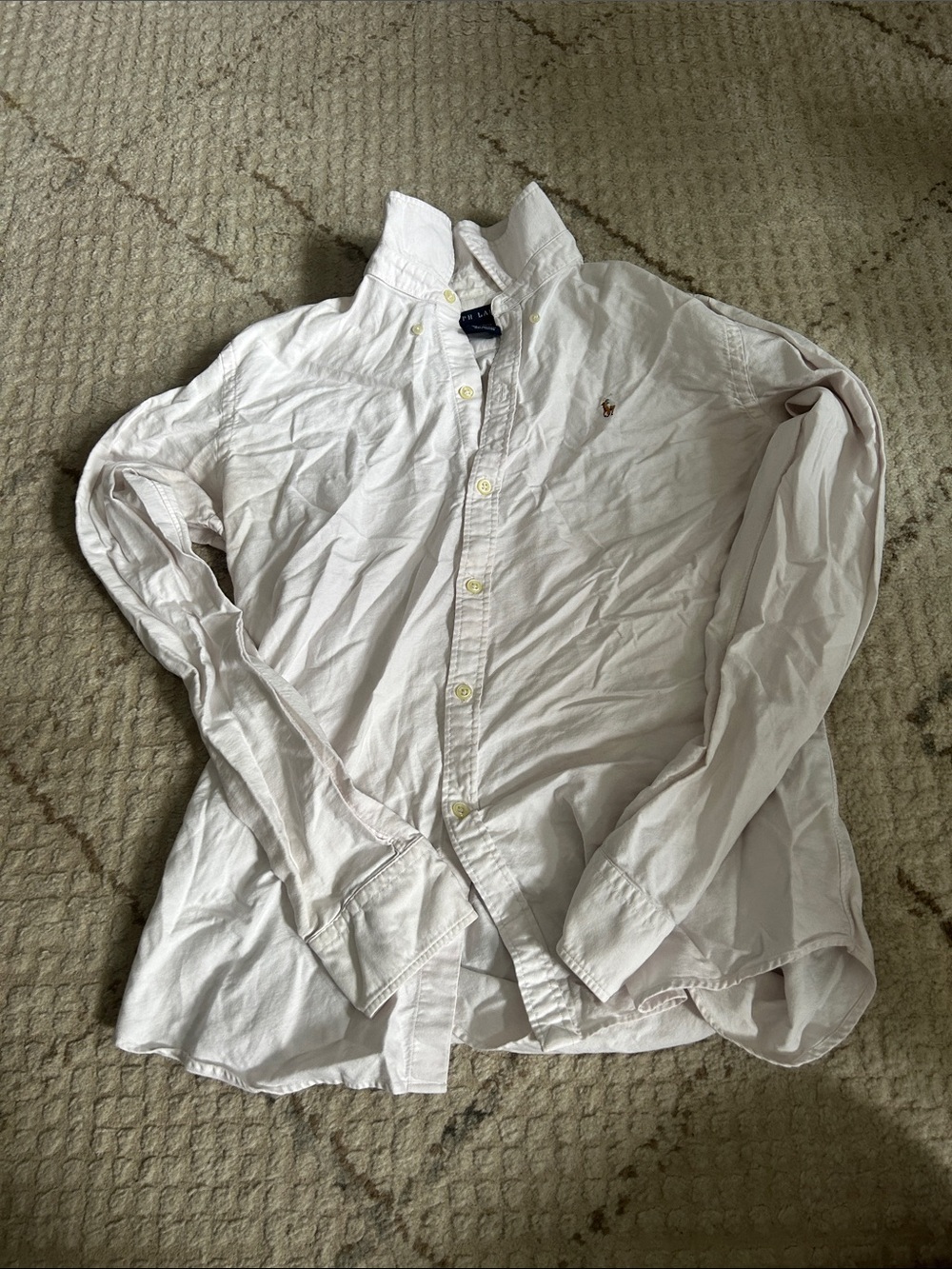 Ralph Lauren Light White Button-Up Shirt Jacket